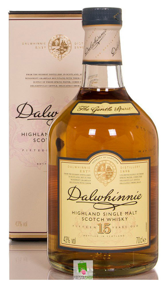 Dalwhinnie Single Malt Whisky 15 års 